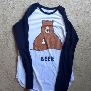 Beer Bear Raglan Tee